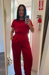 Jumpsuit manga corta